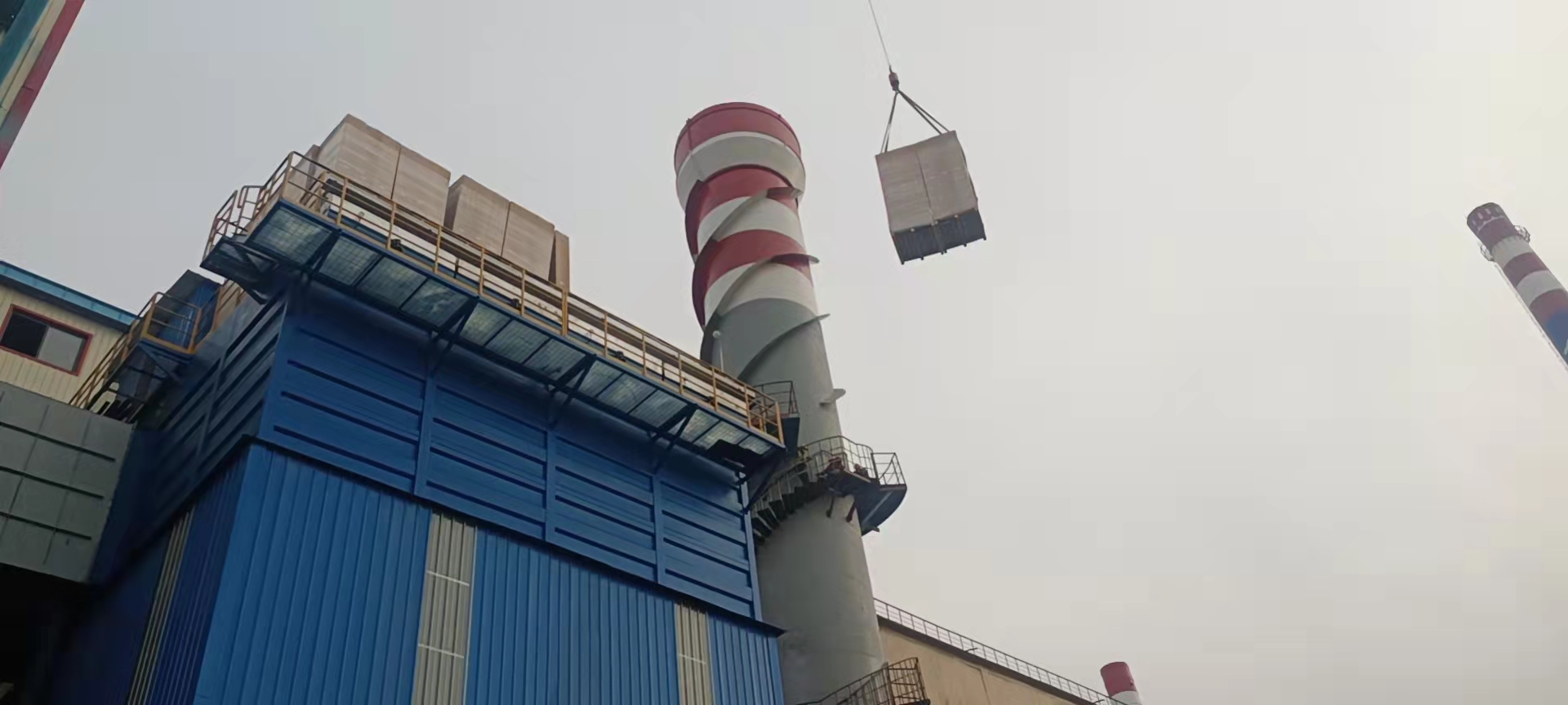 鋼鐵出鐵場新建濾筒除塵器